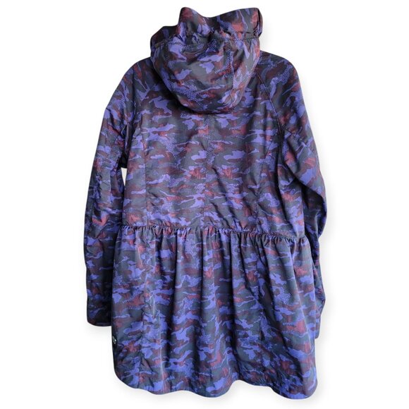 Lululemon Rain For Daze Jacket II Hounds Camo Emperor Blue Black - Picture 5 of 14